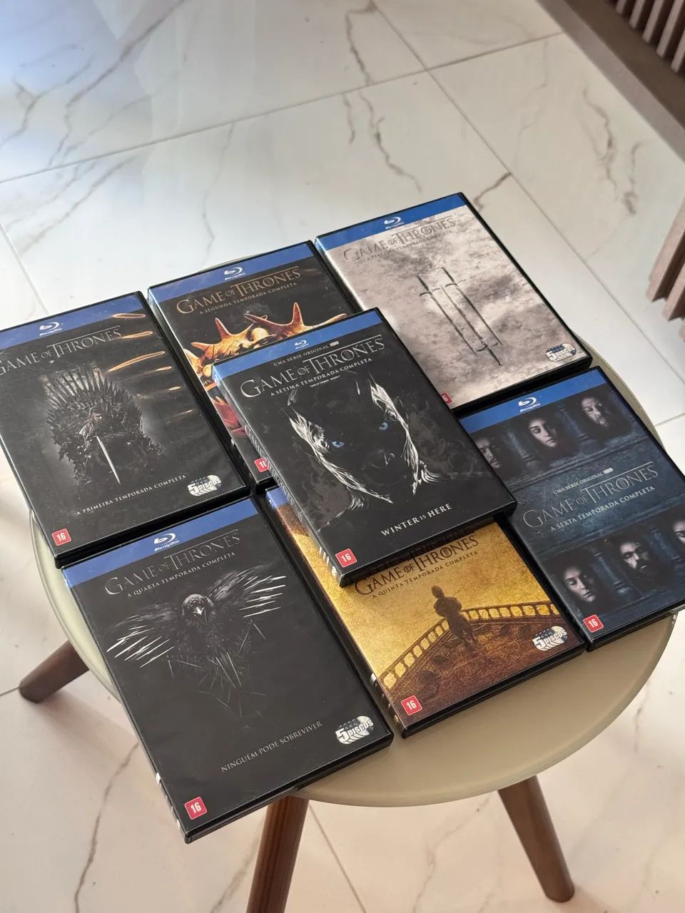 Coleção Game of Thrones Blu-ray - Temporadas 1 a 7 Completas - CDs