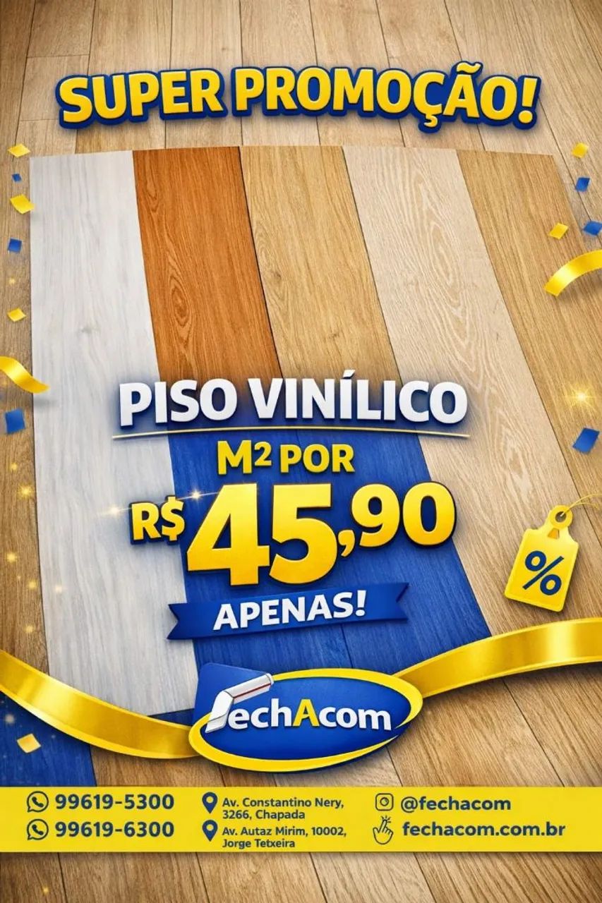Promoção Piso vinílico
