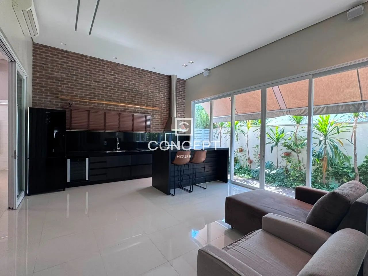 CASA TÉRREA NO ALPHAVILLE 2 SEMI MOBILIADA 3 SUÍTES COM 190 M², ESPAÇO GOURMET - Foto 4