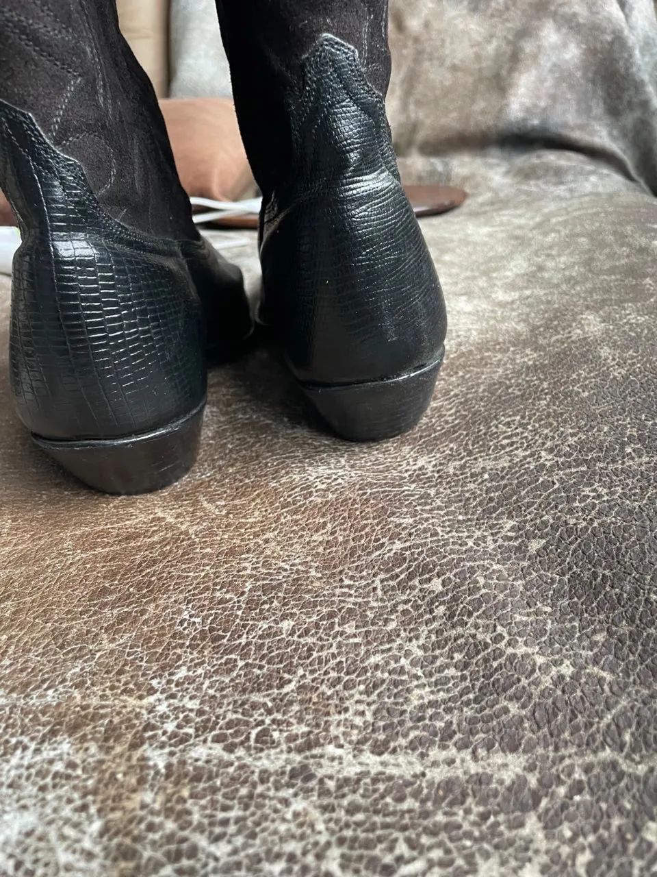Bota de couro de alta qualidade de New York - Foto 5