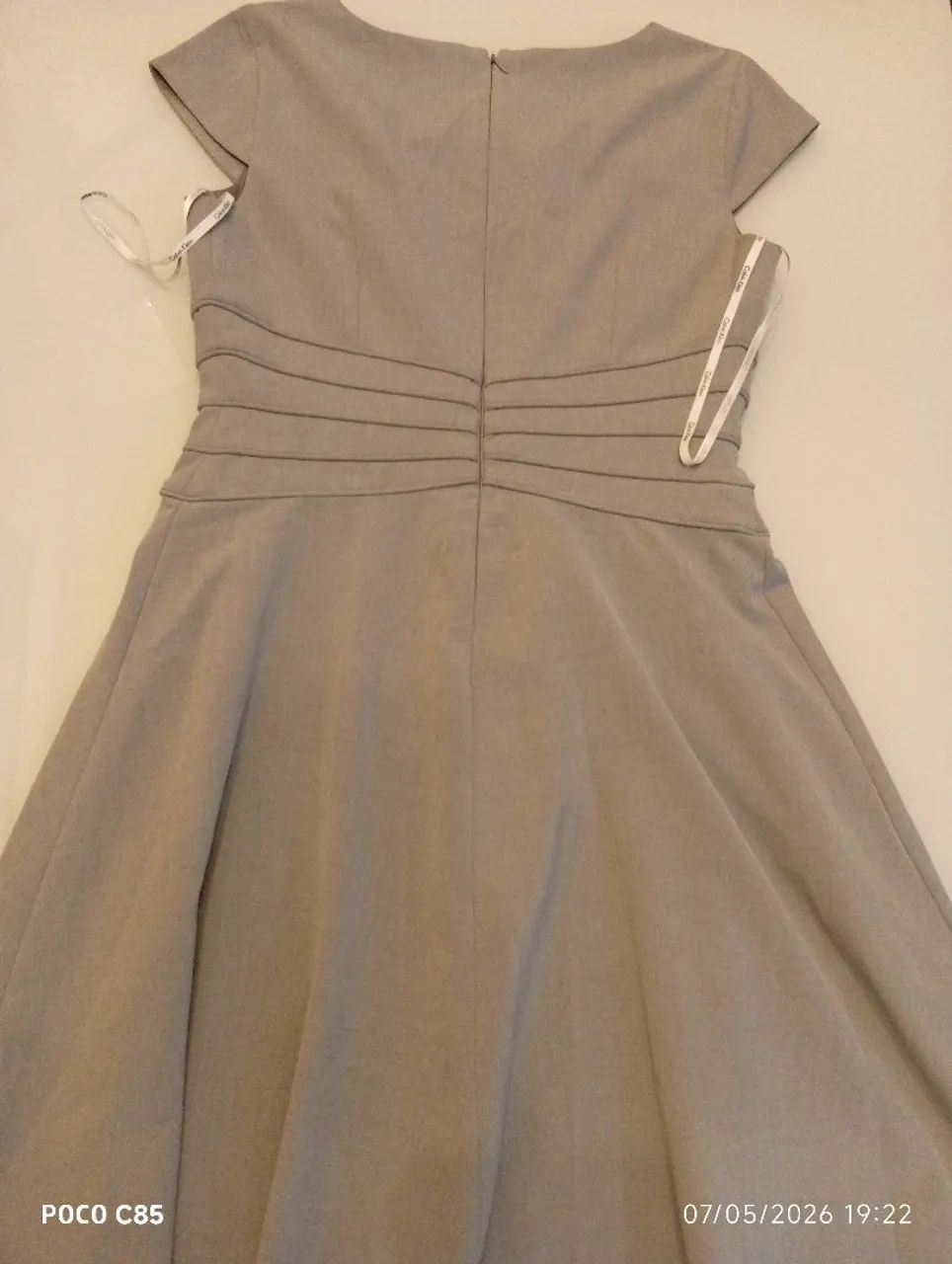 Vestido cinza Calvin Klein  - Foto 4