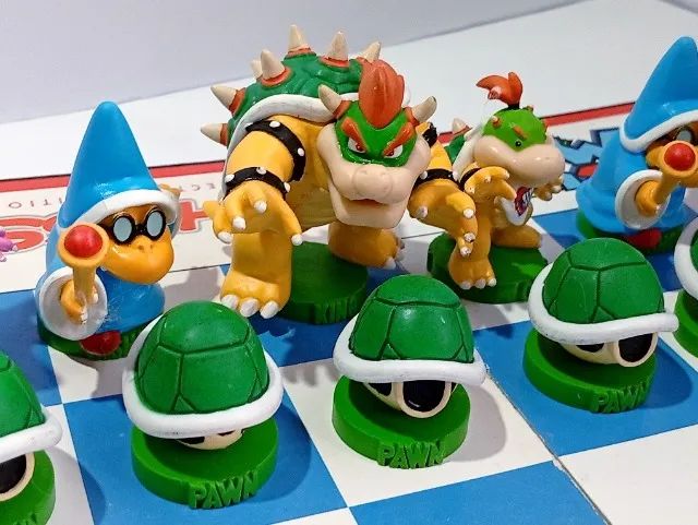 XADREZ SUPER MARIO CHESS COLLECTOR EDITION NINTENDO 2010 - Foto 4