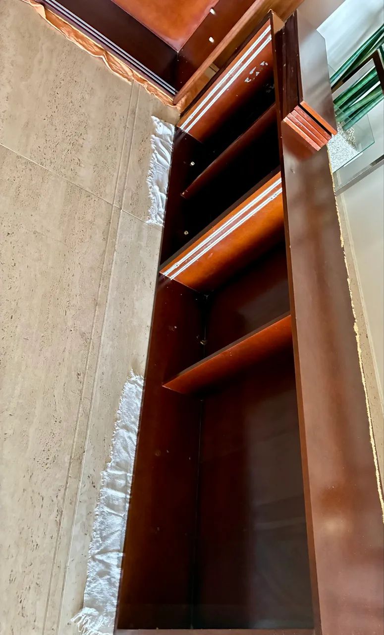 2 móveis excelentes - MDF - vidro perfeito - para sala e quarto - Foto 4