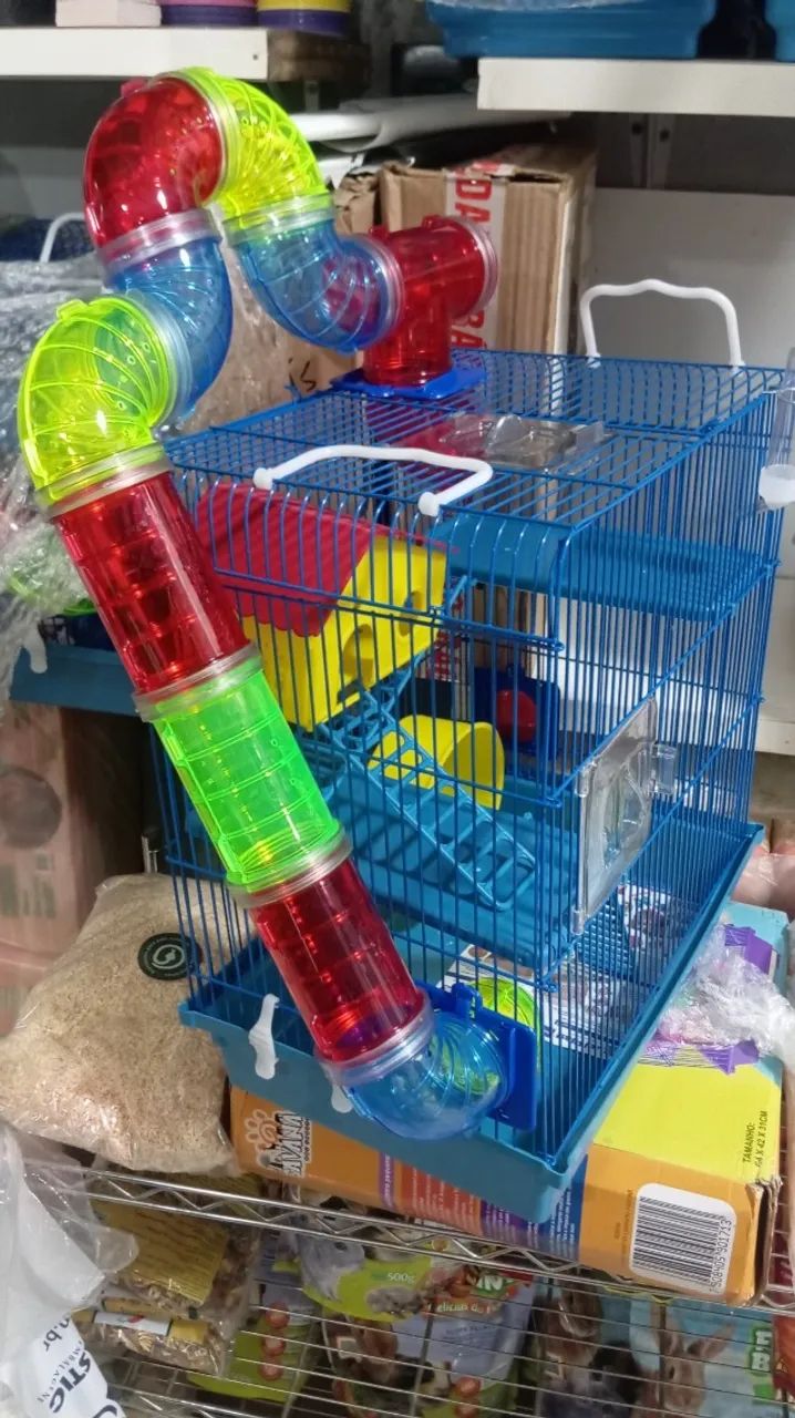 Gaiola Super Luxo para roedores