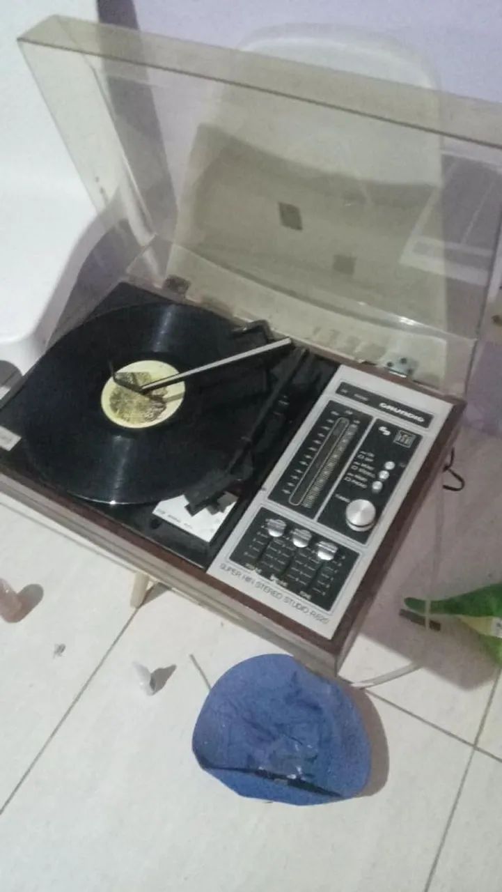 Tocador de disco antigo zero  - Foto 2