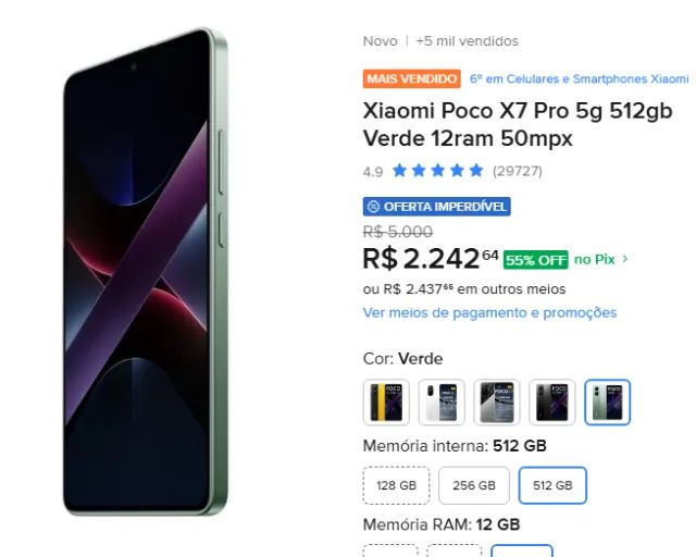 Poco x7 pro 512 - Foto 2
