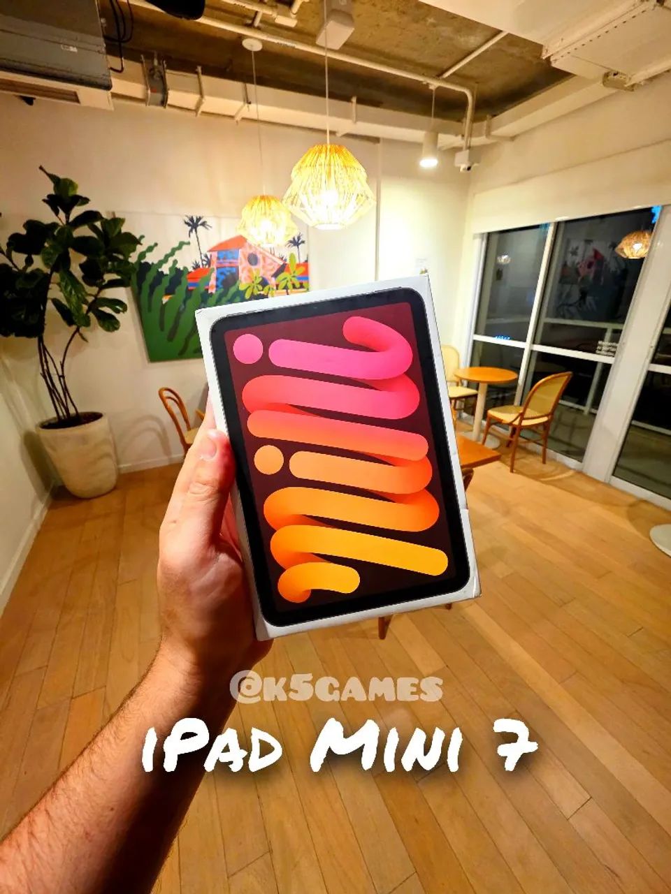 iPad Mini 7 256GB 8.3 Starlight - Lacrado - ATENÇÃO ABC SP