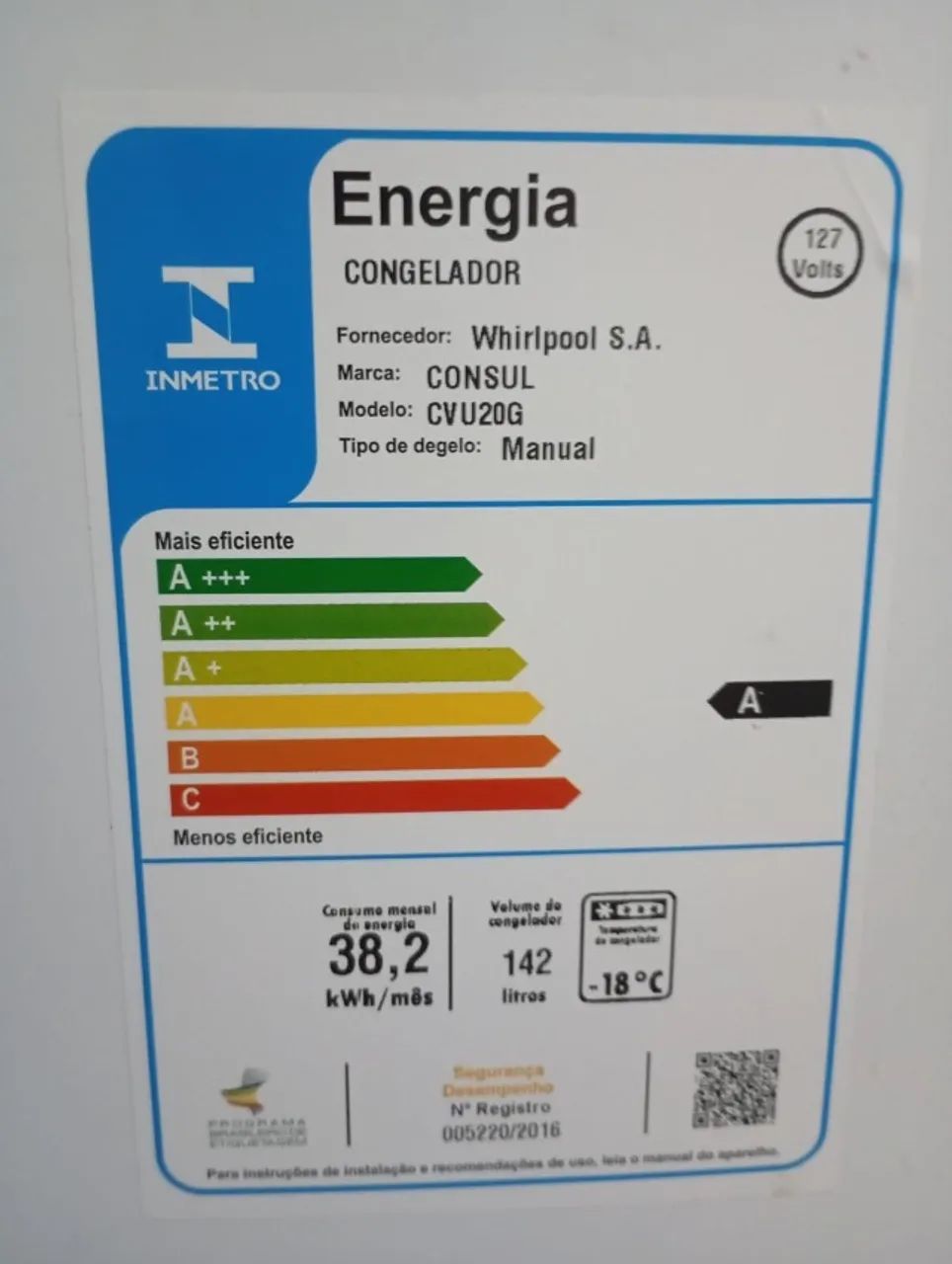 Freezer Vertical Consul Slim 142 Lts 110V - Foto 4