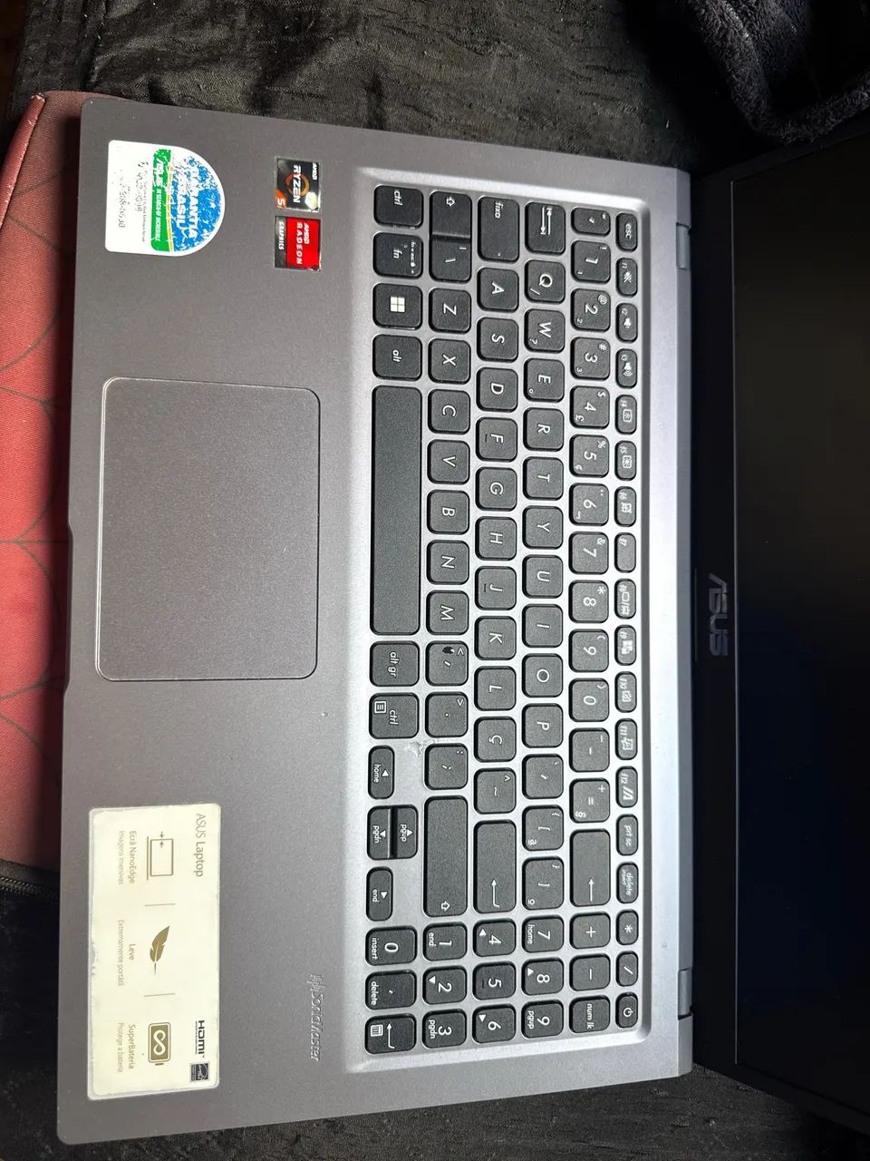 Notebook ASUS - sem bateria