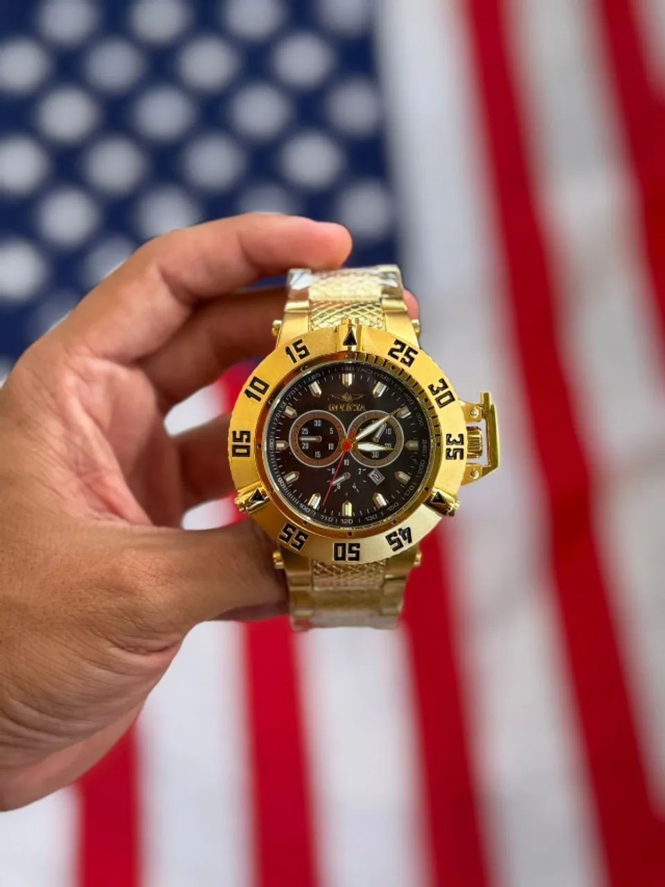 Invicta Dourado com Preto - Foto 3