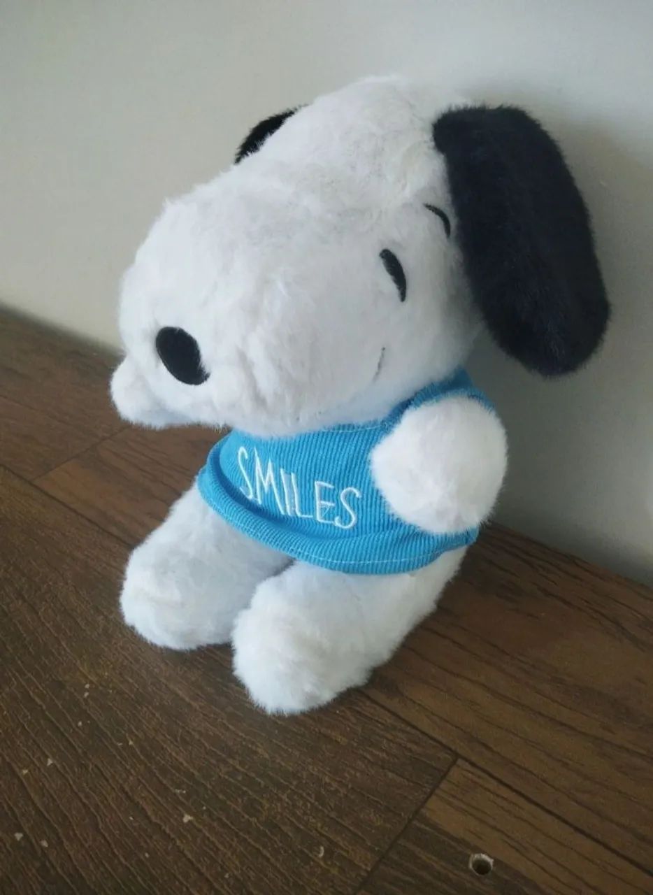 pelúcia snoopy com blusa azul - Foto 2