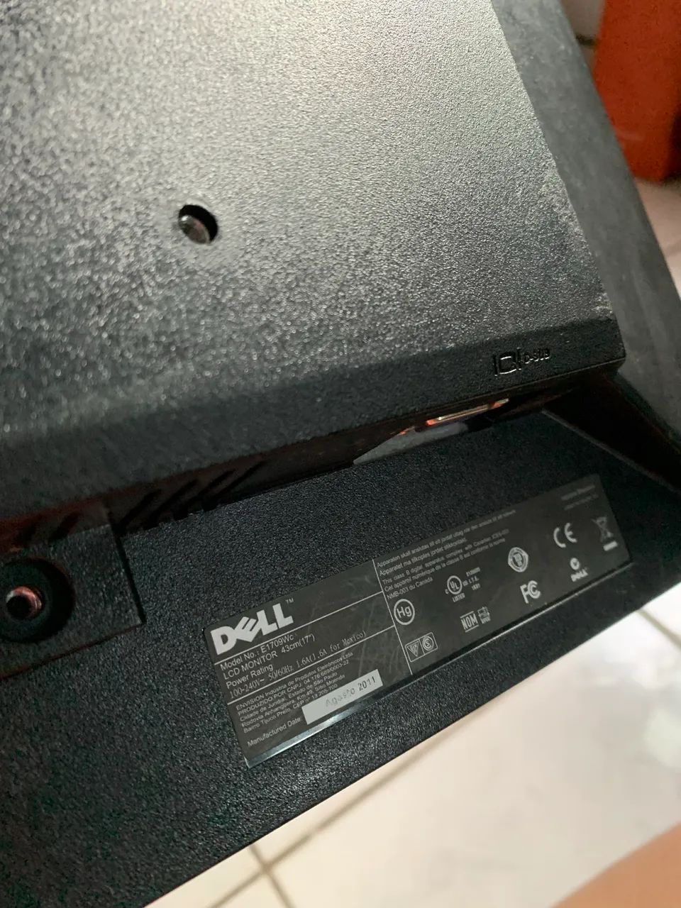 MONITOR DELL 17 POLEGADAS E1709Wc - PERFEITO PARA PC / SEGUNDO MONITOR - Foto 5