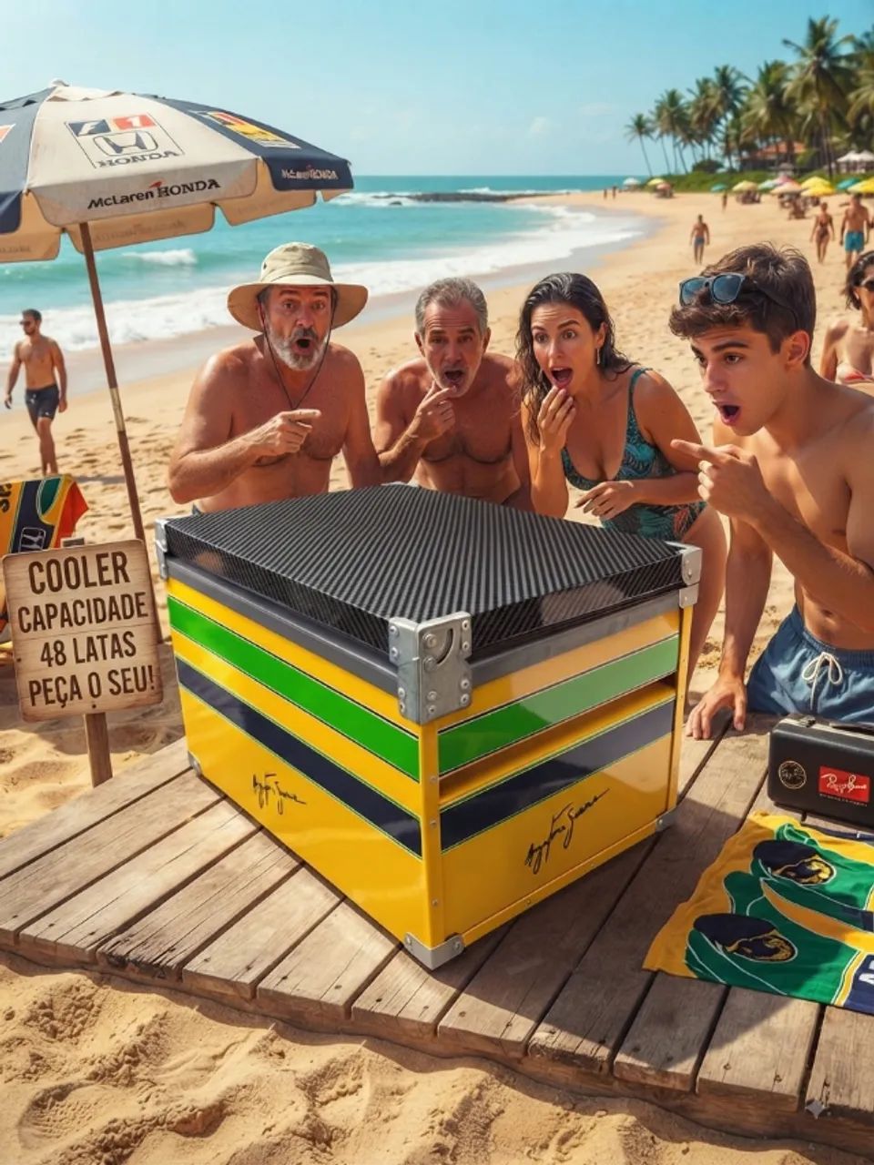 Caixa cooler 48 latas  - Foto 5