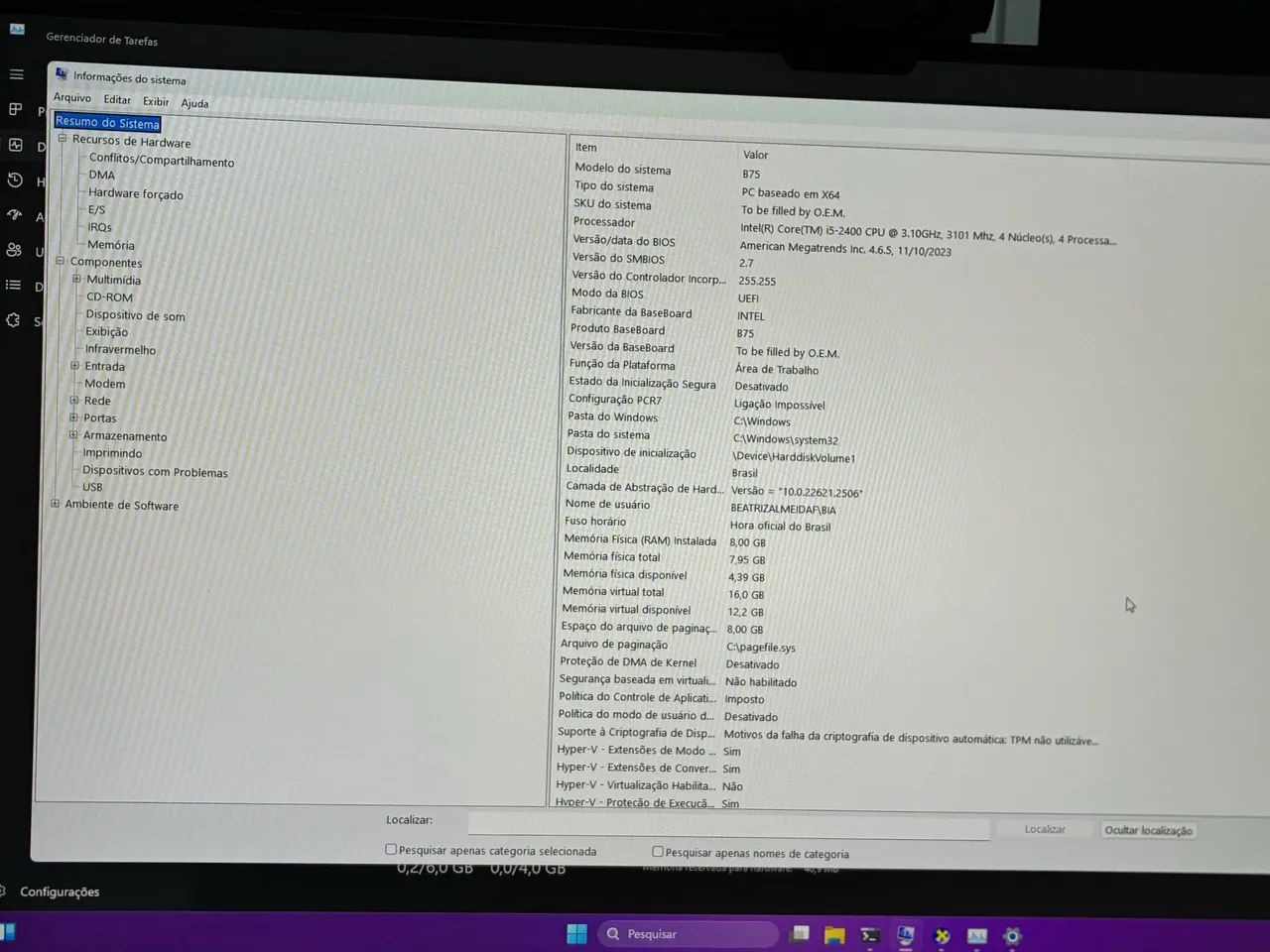 PC Desktop Intel i5 + 8GB RAM + GeForce GT 710 + 1TB - Foto 3
