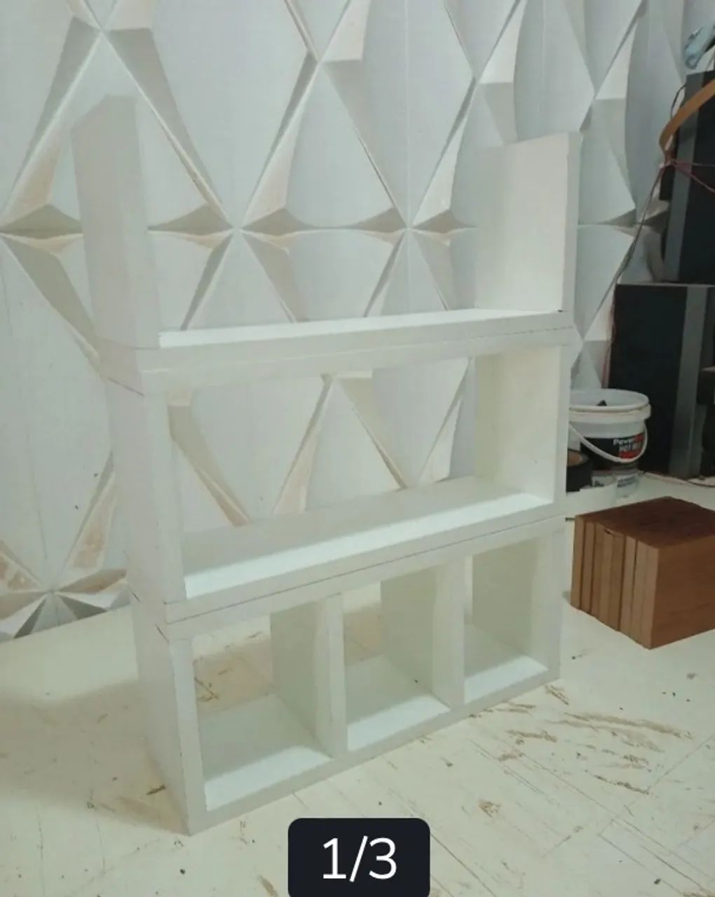 Nicho   Para decoração mdf branco 