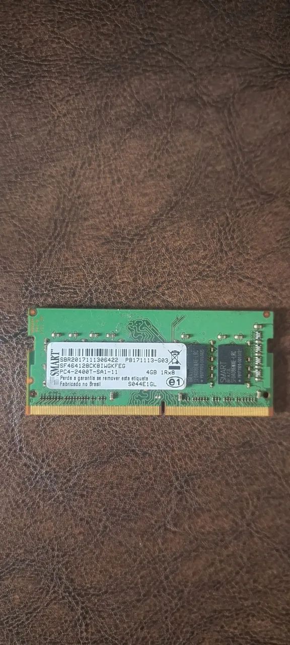 Memória ddr4 4gb