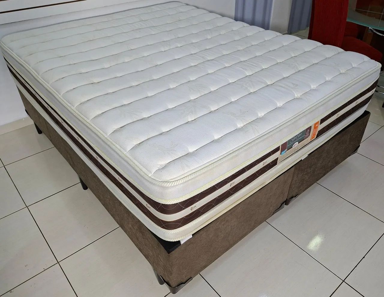 Cama Queen Size, Castor - ENTREGA GRÁTIS - Foto 4