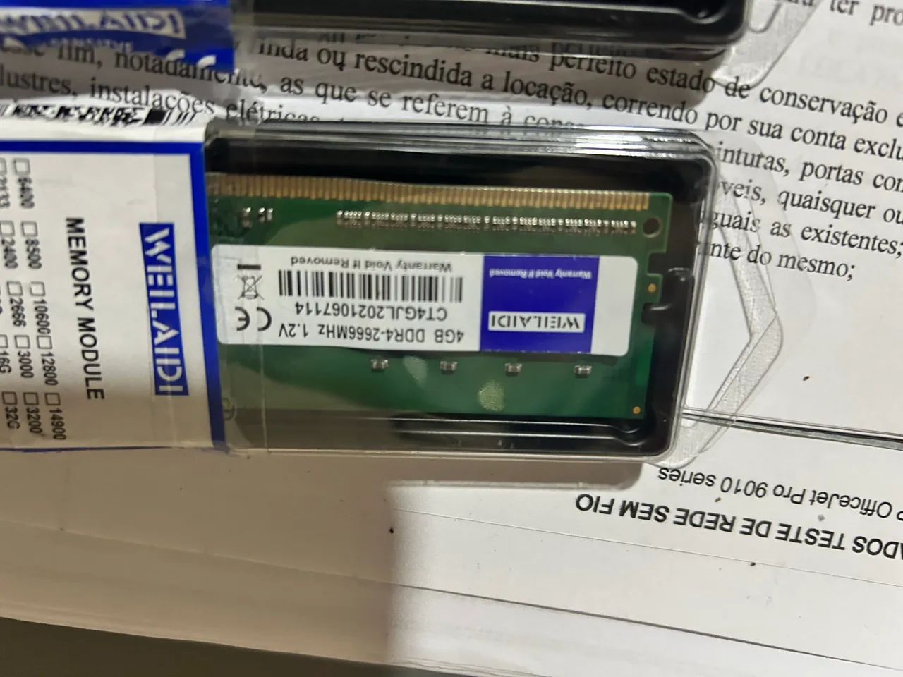 Memória DDR4 2 pentes de 4GB - Foto 3