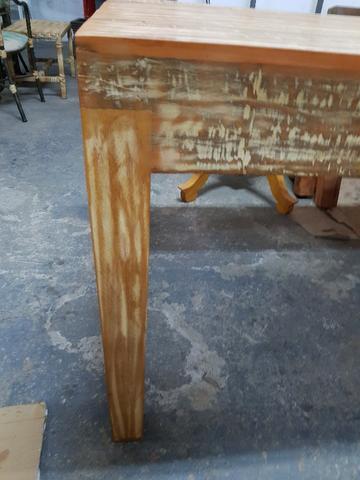 Mesa Mocha com Gaveta Patina Creme - Foto 4