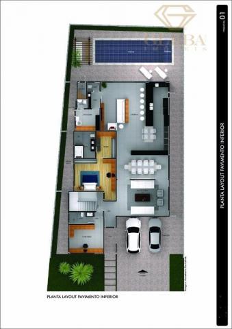 Condomínio alphaville imbuias, gleba palhano, londrina, 540m² ca0458 - Foto 4