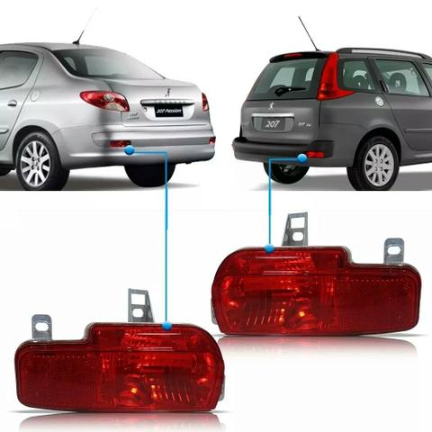 Farol de neblina Peugeot 207 nova