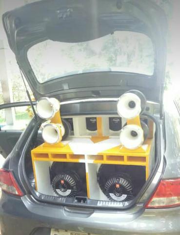4 médios triton e 4 D405 trio