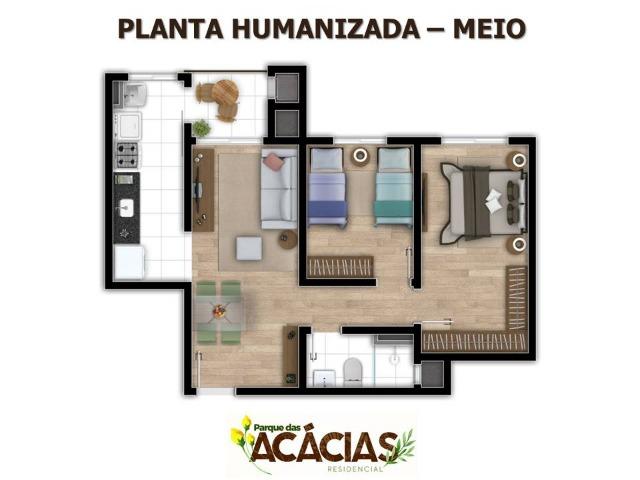 Apartamento 02 Dormitórios No Colonia Rio Grande - Foto 6