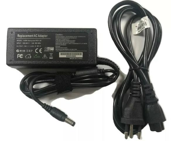 (NOVO) Fonte Carregador Notebook Positivo Cce Toshiba Asus 19v 3,42a