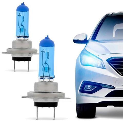 Lâmpada Super Brancas P/ Todos os Carros -  H1 H3 H4 H7 H8 H11 H16 HB4 H27 HB3