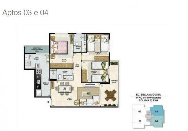 Bella Augusta Residence - Apartamento de 3 ou 4 quartos com suíte - Cariacica, ES - Foto 19