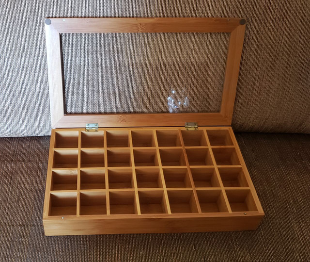 Porta Cápsulas de Café Nespresso - Caixa de Bambú