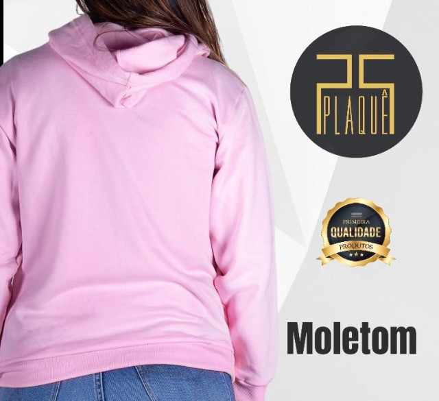 Moletom Feminino Plaquê Novo - Foto 4