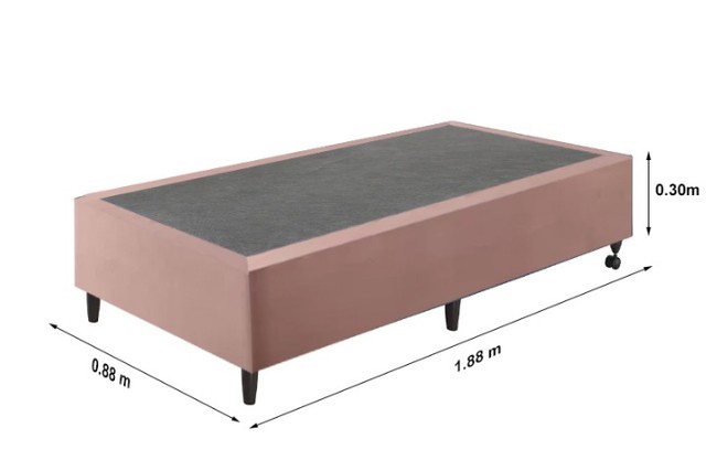 Base Box Solteiro Rosa ? Anjos 12x Sem Juros  - Foto 2