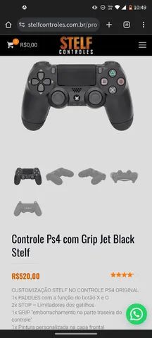 Stelf Controles - Controle Ps4 com Grip FIFA Stelf