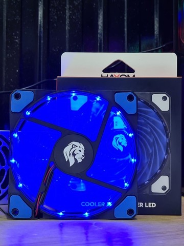 Fan Cooler Gamer 12x12 RGB Ventoinha para Gabinete Hayom Led - Foto 5