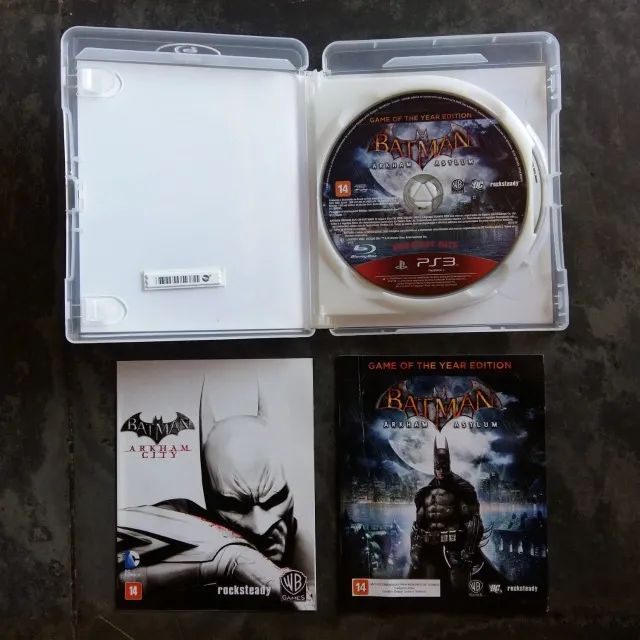 Jogo Seminovo Batman Arkham City Game Of The Year Edition PS3