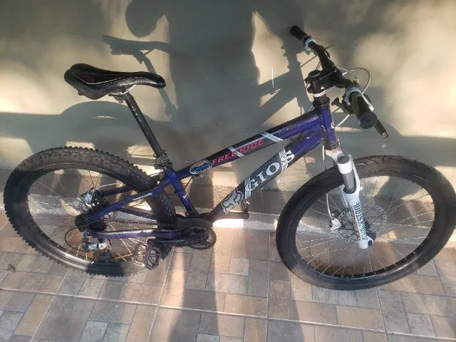 Bike bicicleta aro 26 freeride viking, bike dirt, downhill, wheeling,  urbano, grau, rl, 21 marchas