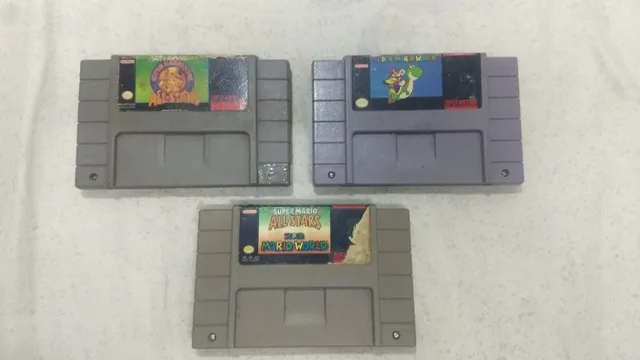 Cartucho Super Famicom/Snes - Super Mario World - Original - Importado do  Japão, Jogo de Videogame Nintendo Usado 75917478