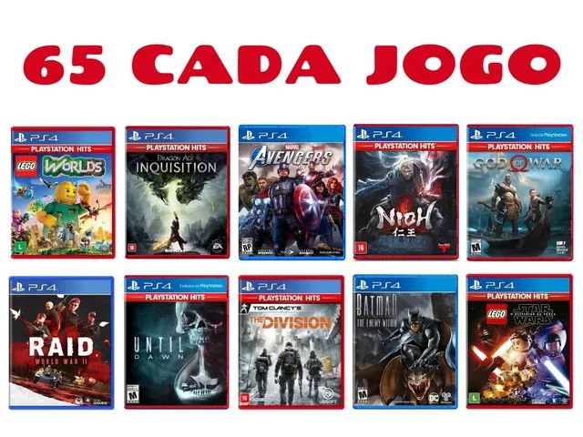 Jogos de PSVITA, PS5 e PS4 (USADO BOM ESTADO)