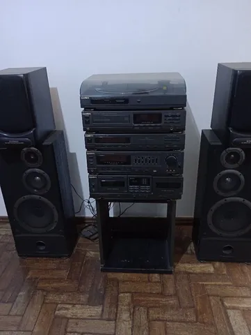 Aparelho de Som Gradiente, Toca Fitas, Rádio, Toca Discos, Equalizador 2  Caixas Acústicas a Retirar, Produto Vintage e Retro Gradiente Usado  92034812