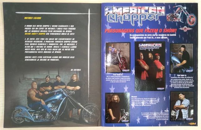 Álbum de figurinhas AMERICAN CHOPPER - Foto 2