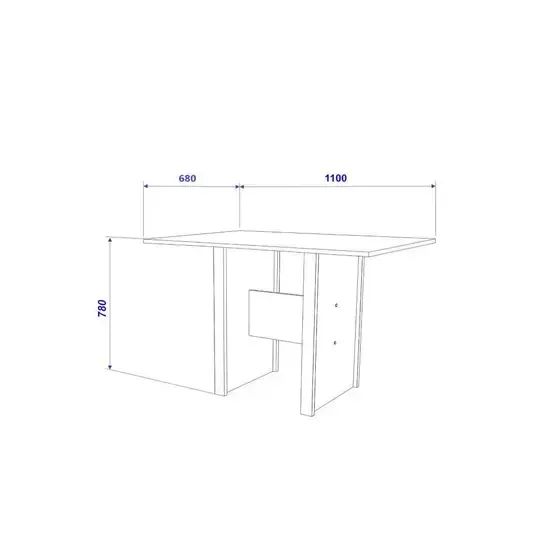 Mesa de jantar branca com 4 cadeiras 200$ - Foto 5