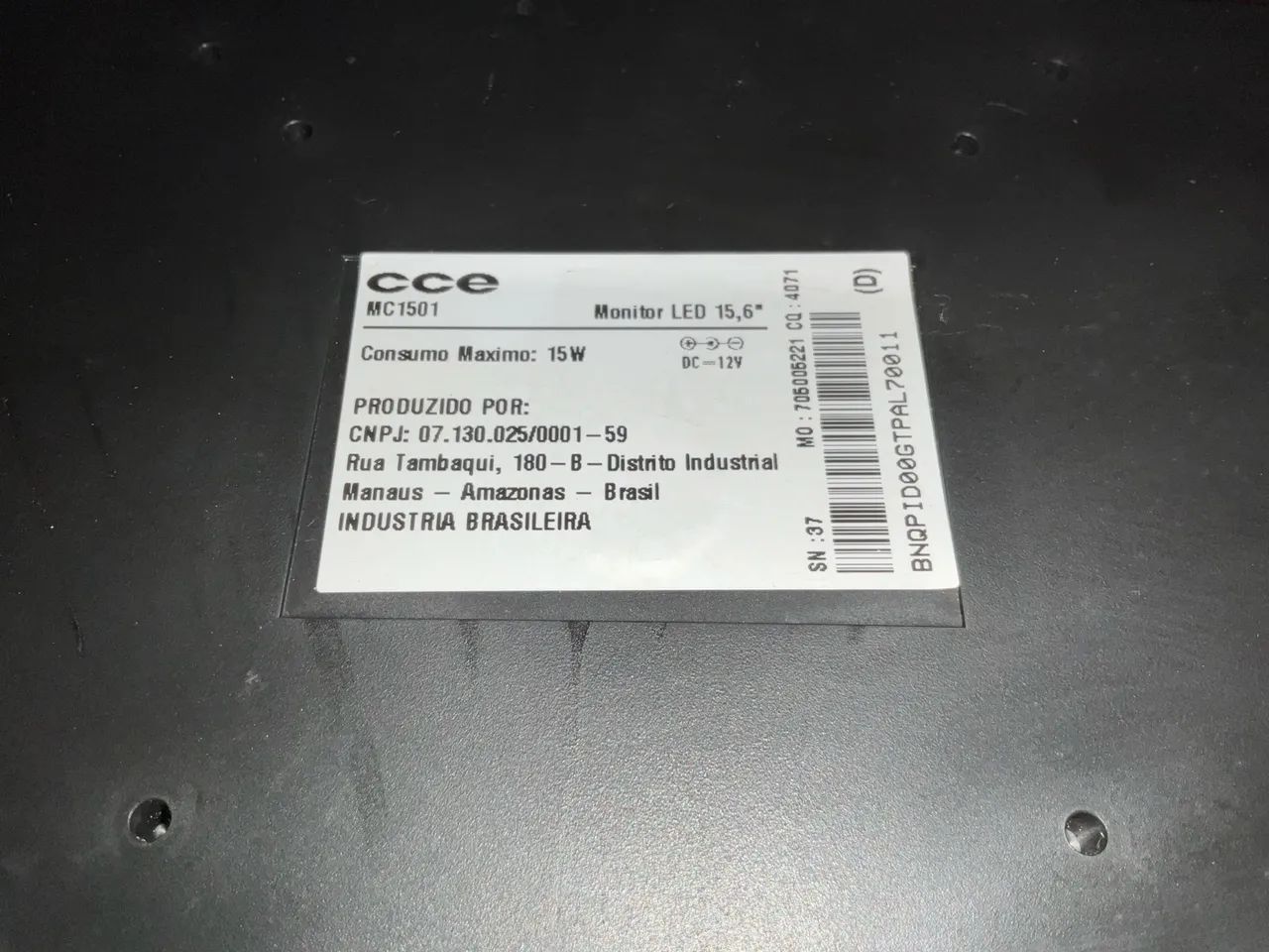 Monitor CCE led MC1501 15,6" 15,6 polegadas - Foto 3