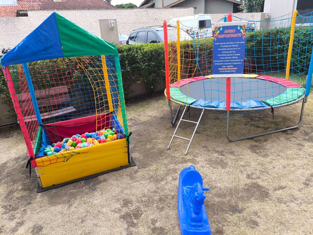 Brinquedos com Rede de Proteção - Foto 3