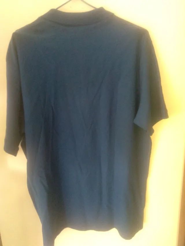 Camisa Polo azul cobalto Marfinno, GG - Foto 6