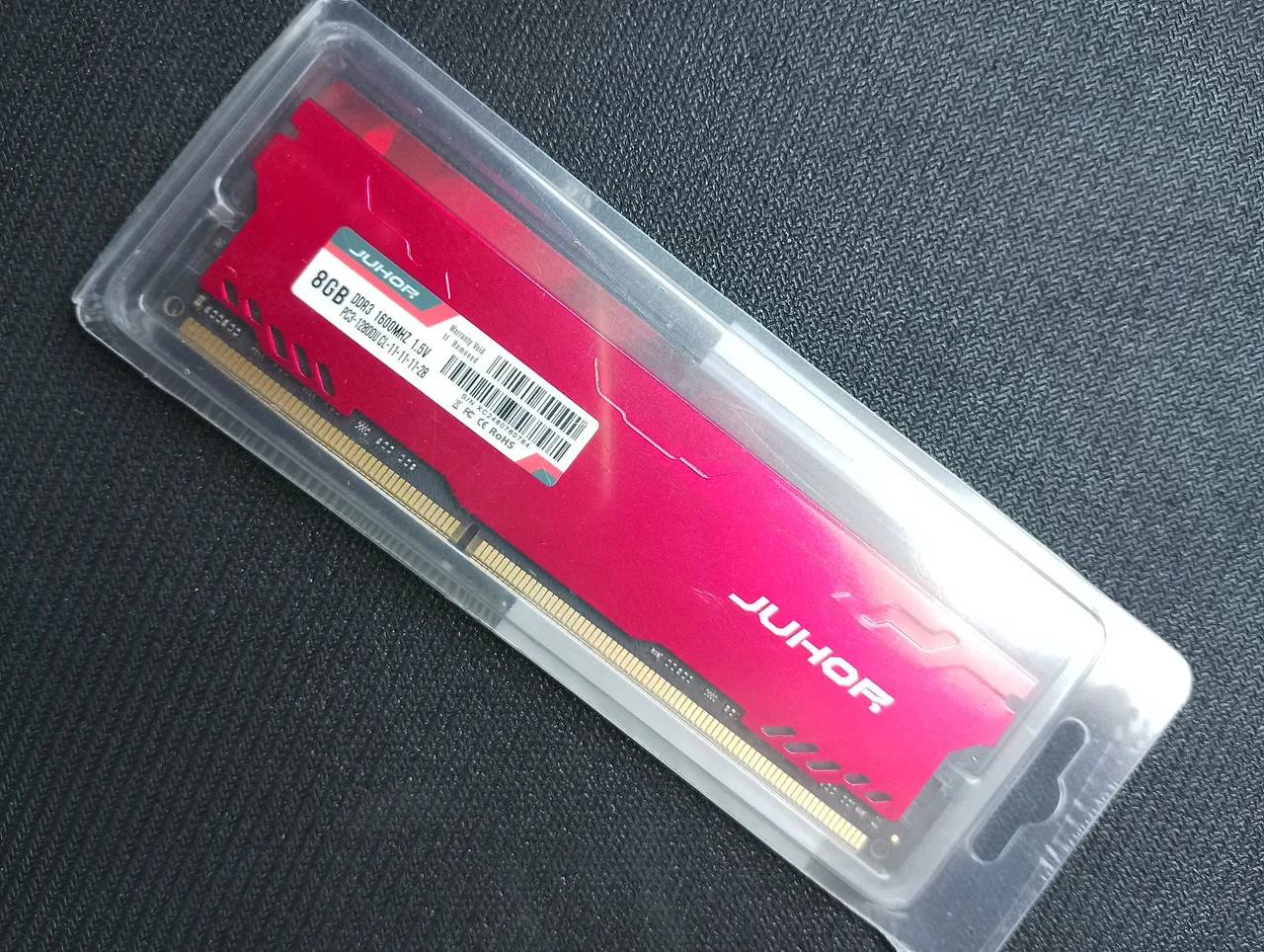 Memória RAM 8GB DDR3 1600MHz JUHOR