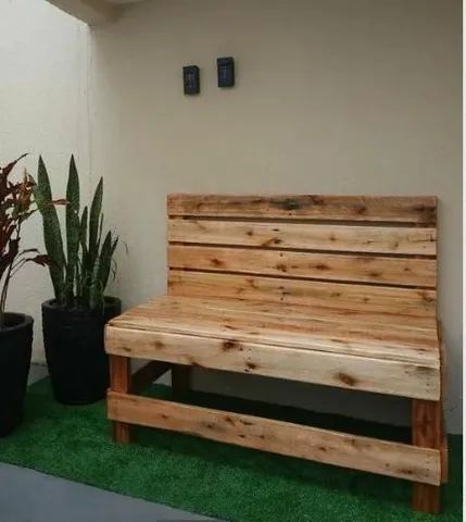 Bancos de Palete. Fabricamos móveis rústicos de Pallet, Pallets e pinus. - Foto 4