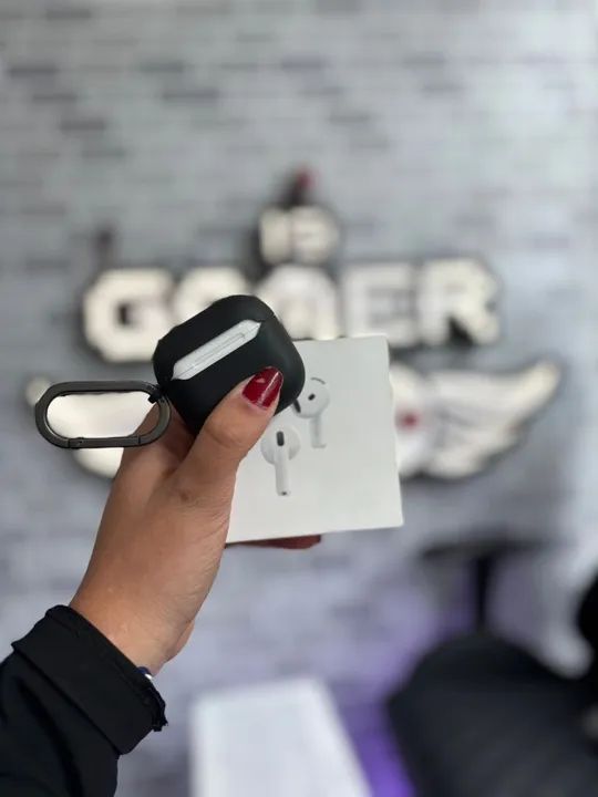 AirPods 4ª geração Com cancelamento de ruídos 3 meses de garantia  Acompanha case - Foto 2