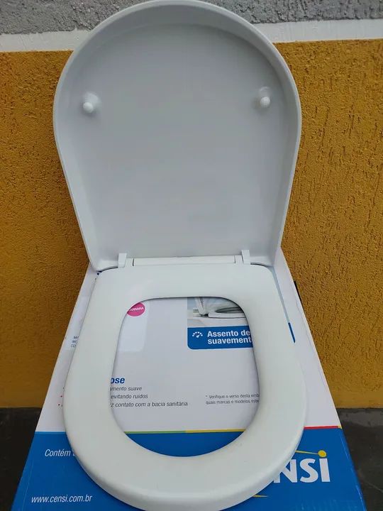 Assento Sanitário CENSI Soft Close - Novo - Foto 2