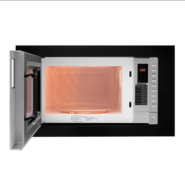 Forno Micro-ondas Fit Line Fischer Embutir 25 Litros Preto 220v - Foto 2